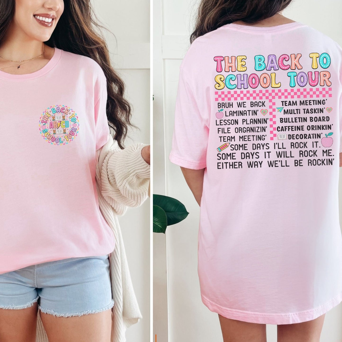 Back to School Teacher Tour Shirt