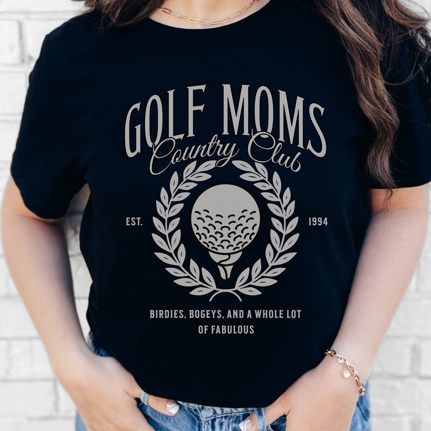 Golf Mom Country Club Social Shirt - Golf Gift Tee for Mom Golfer