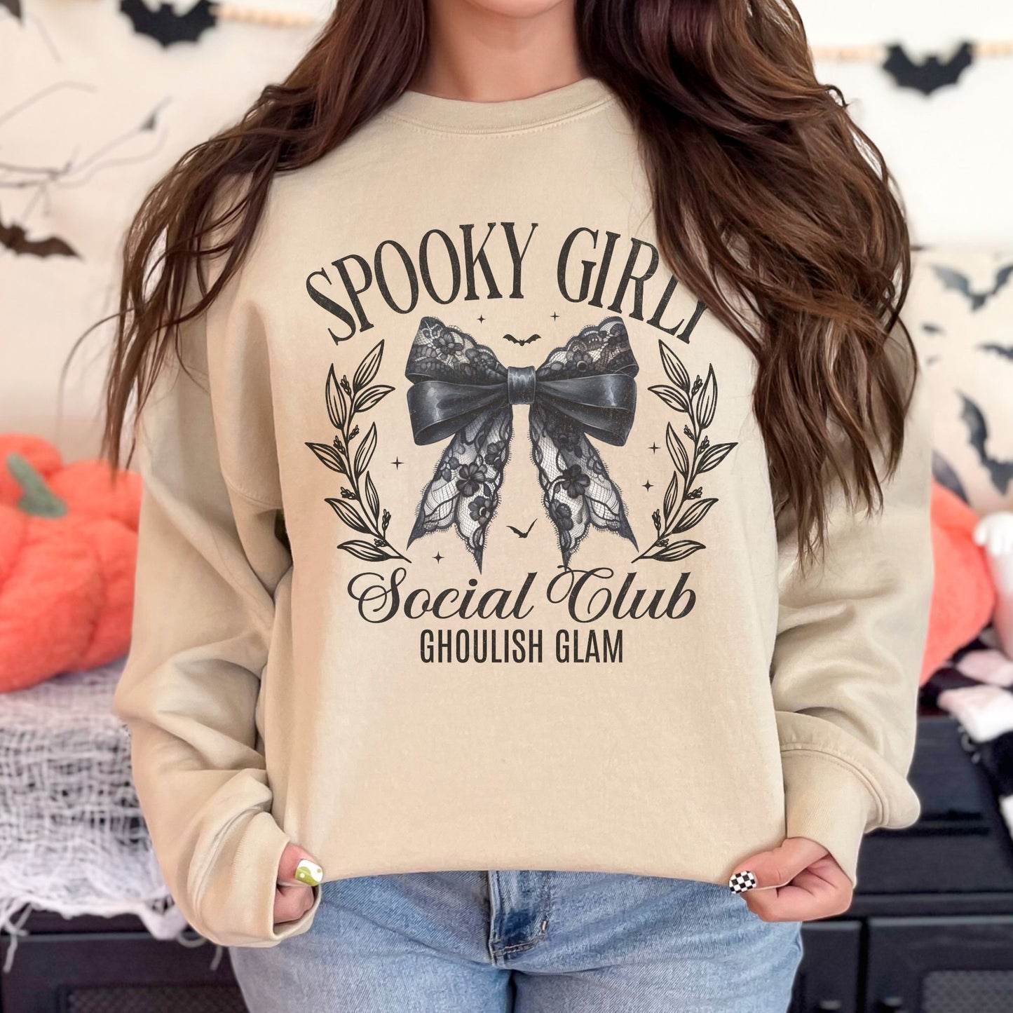 Spooky Girly Dark Coquette Halloween T-shirt