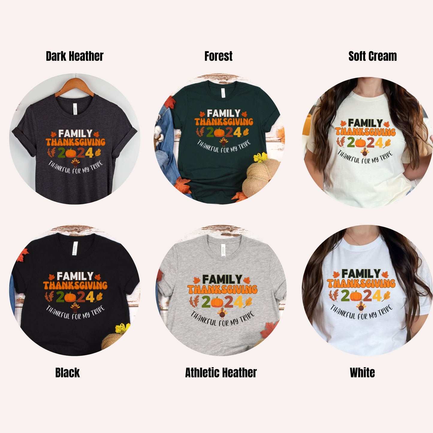 Family Thanksgiving 2024 Group Thanksgiving Shirts