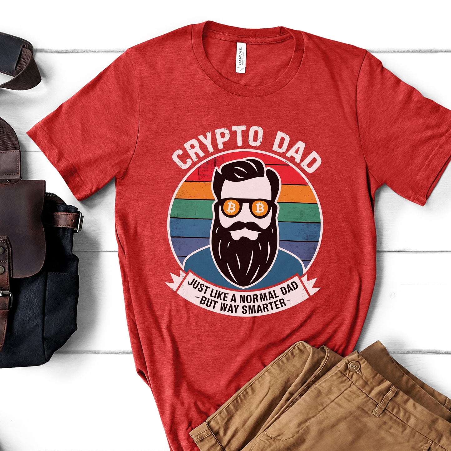 Crypto Dad Just Like A Regular Dad But Smarter Shirt