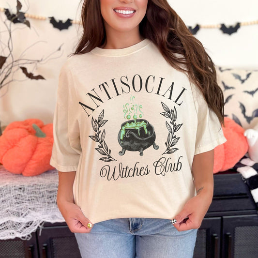 Antisocial Witches Club Comfort Colors Shirt