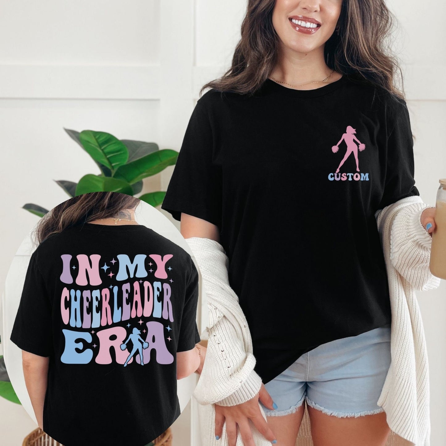 Personalized Cheerleader Era Shirt - Custom Name Tee for Cheerleaders and Dancers