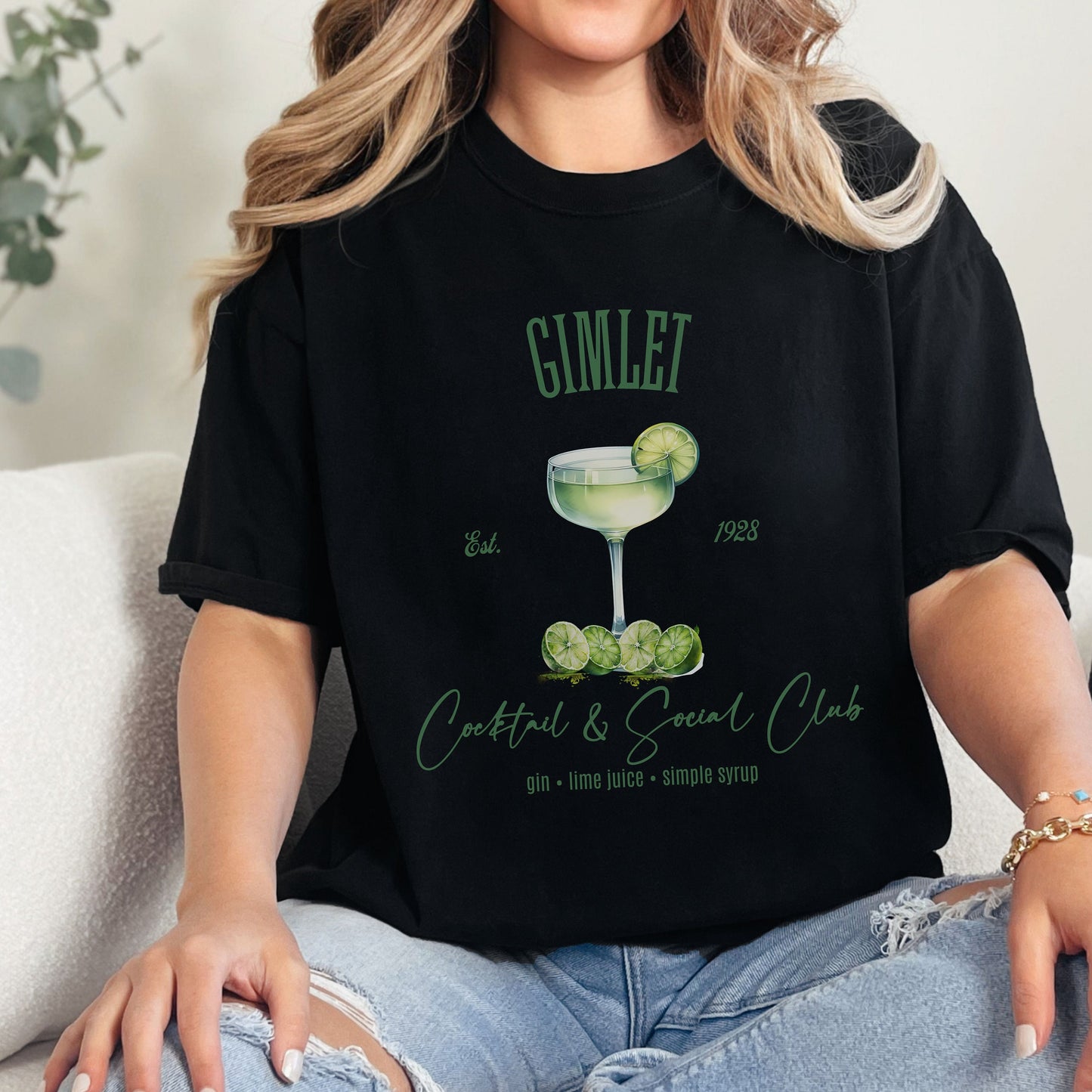 Gimlet Cocktail & Social Club Comfort Colors Shirt