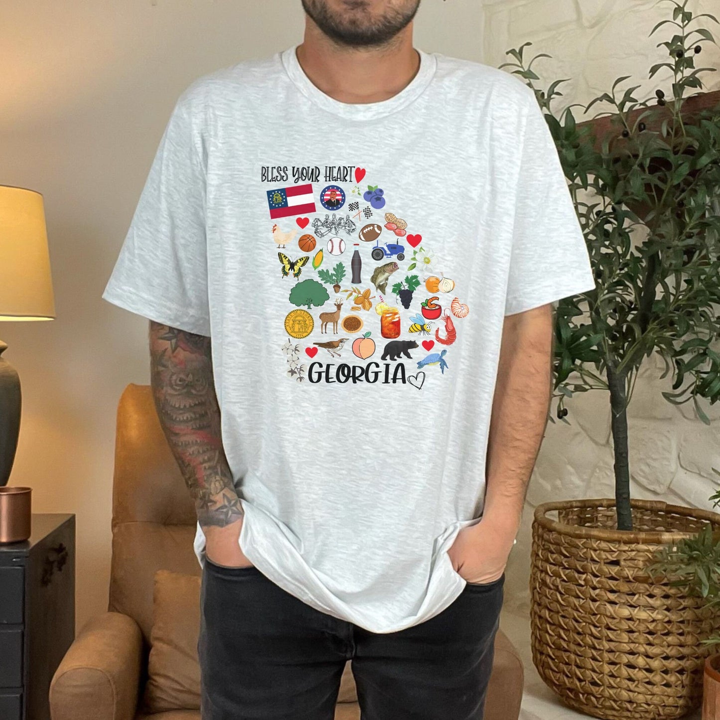 Georgia State Map Shirt