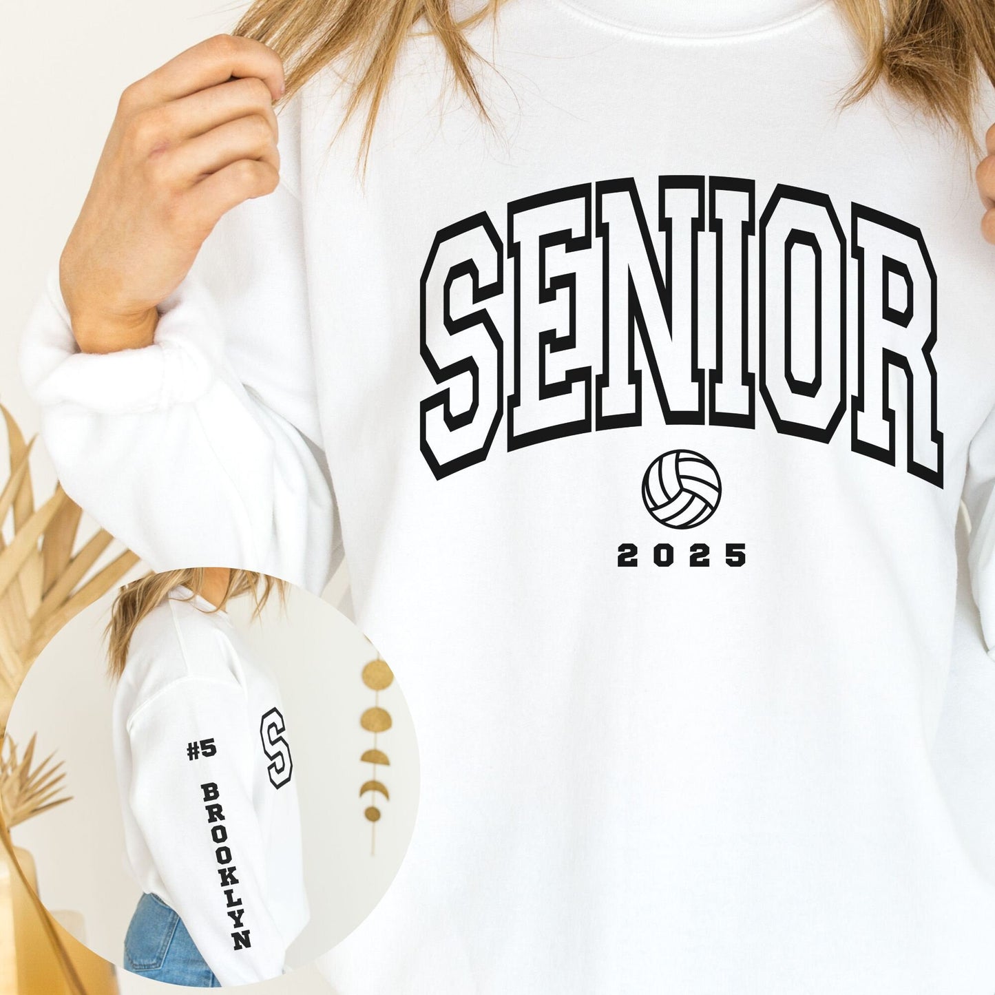 Custom Volleyball Senior 2025 Sweatshirt