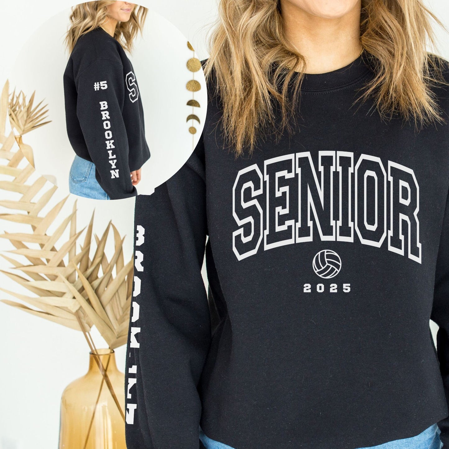 Custom Volleyball Senior 2025 Sweatshirt