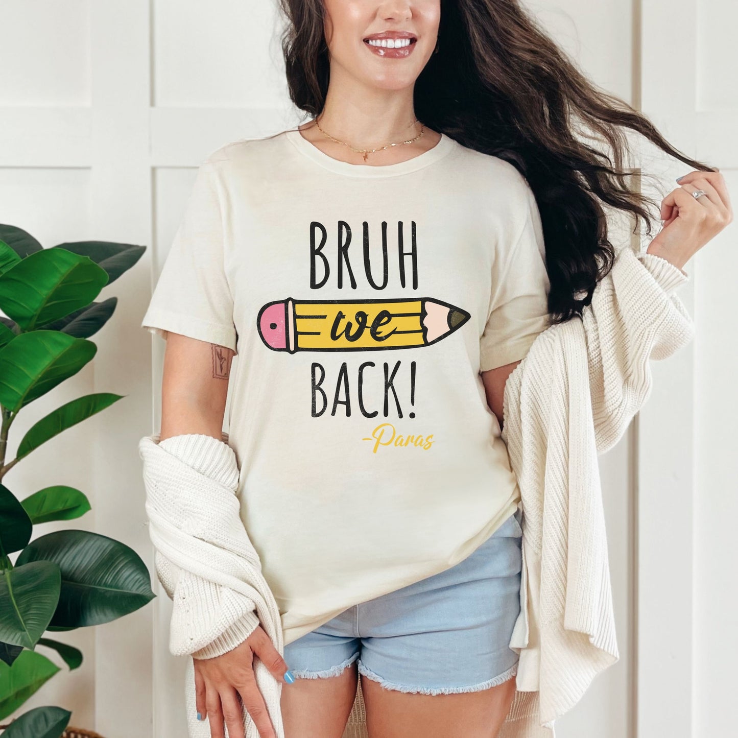 Bruh We Back Paras Tee, Back to School Para Professionals Shirt