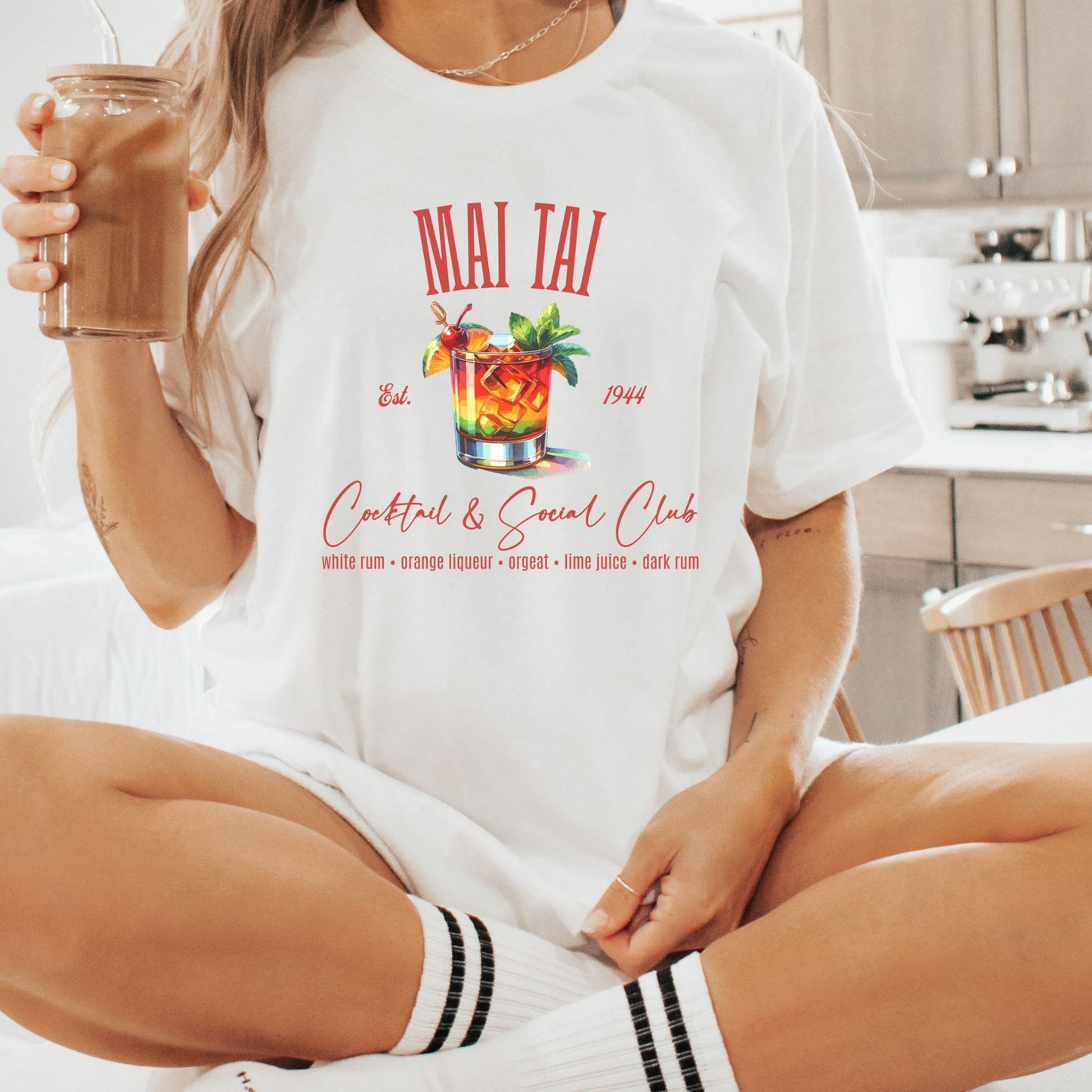 Tropical Mai Tai Cocktail & Social Club Shirt