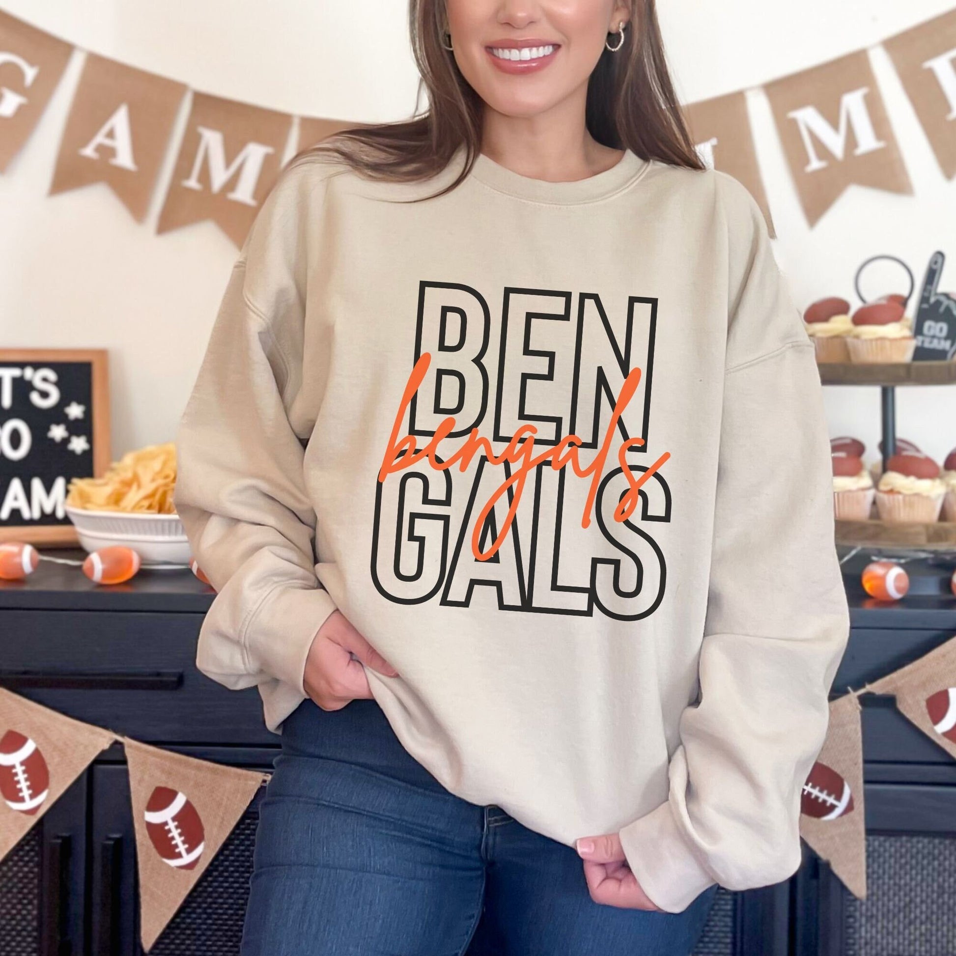 Bengals Football Sweatshirt