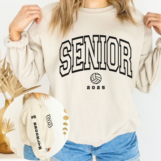 Custom Volleyball Senior 2025 Sweatshirt