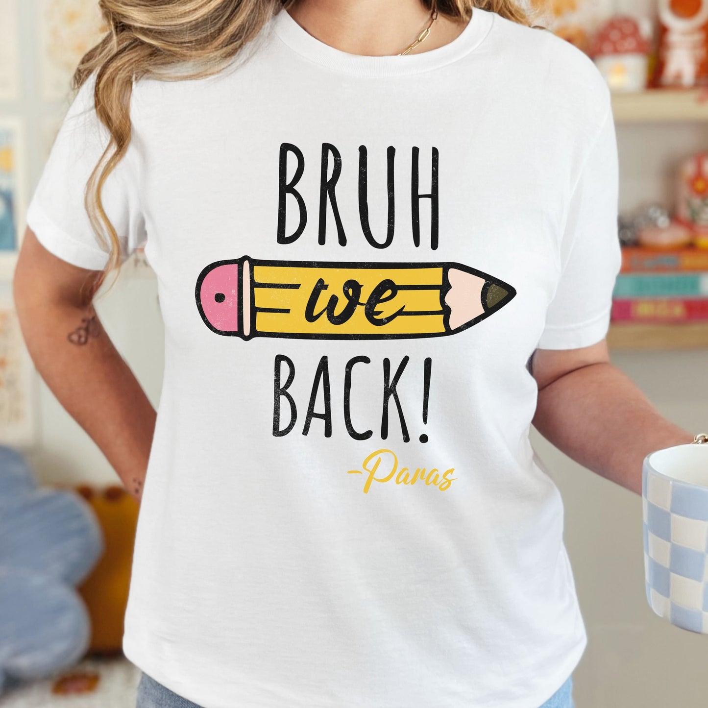 Bruh We Back Paras Tee, Back to School Para Professionals Shirt