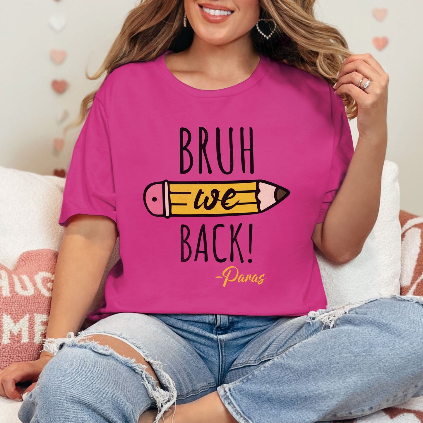 Bruh We Back Paras Tee, Back to School Para Professionals Shirt