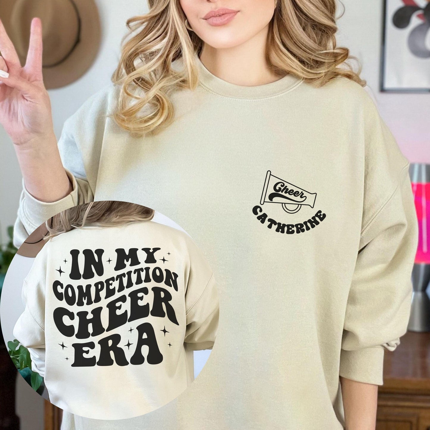 custom cheer competition cheer era sweatshirt