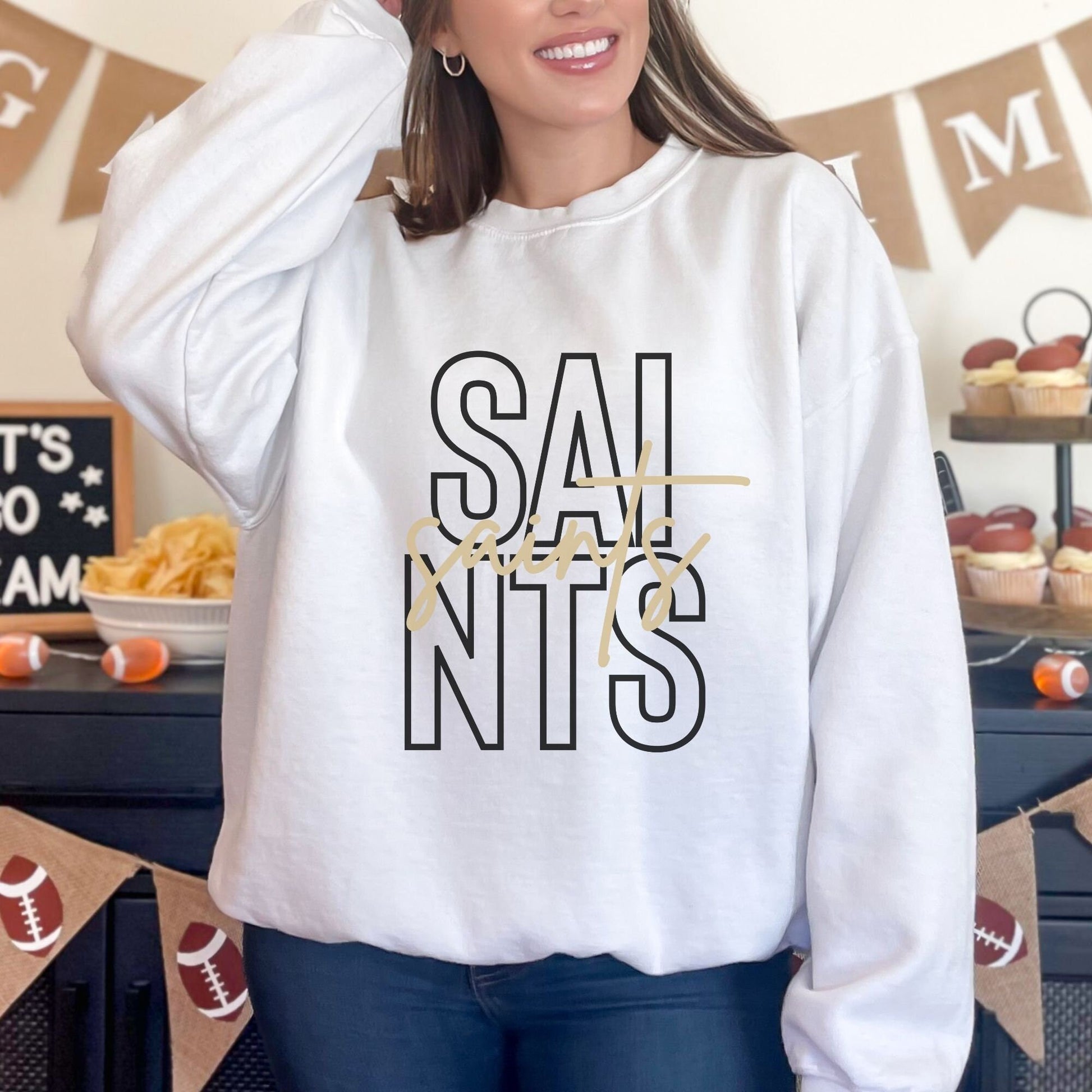 Saints Football Sweatshirt