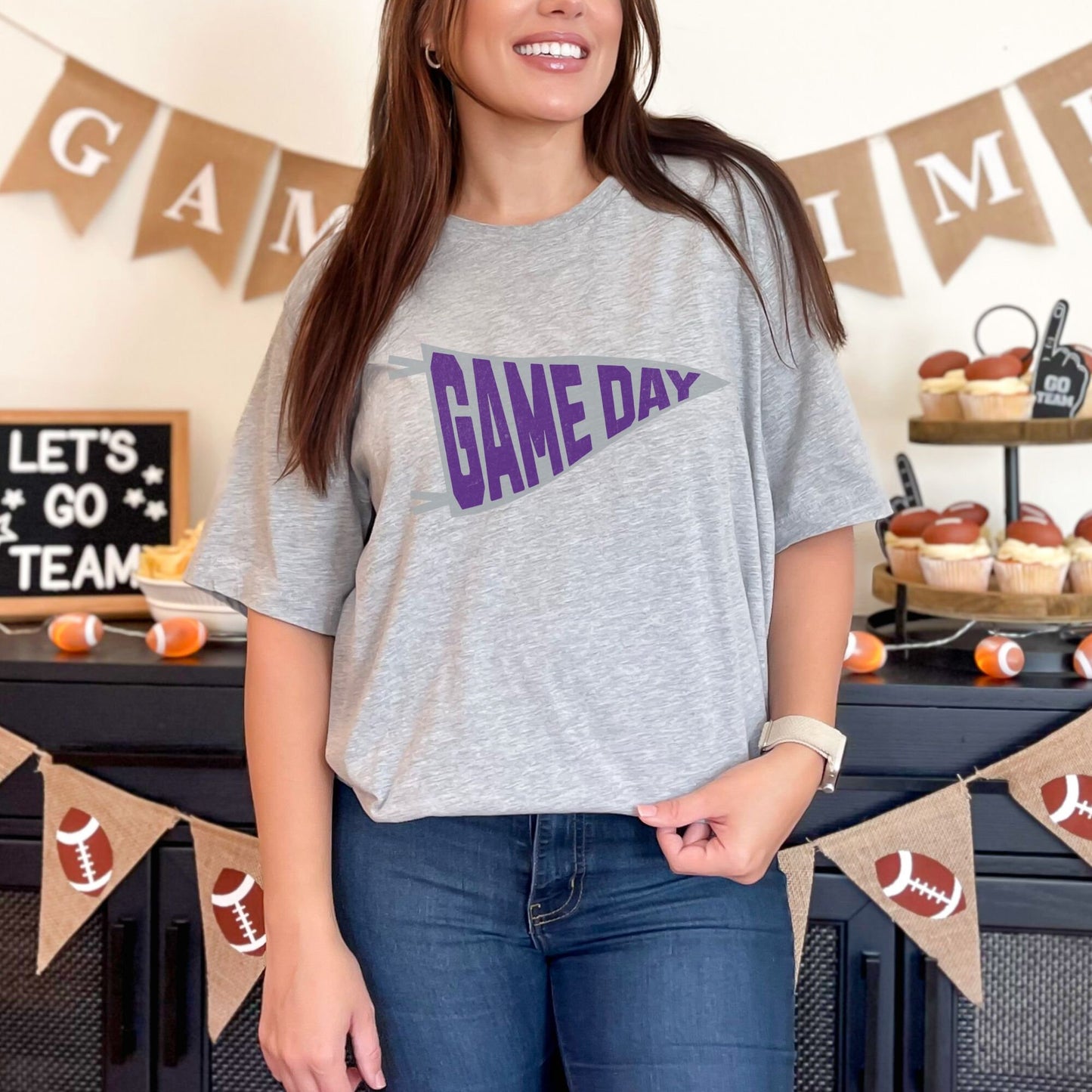 Trendy TCU Football Game Day Shirt for Tailgating