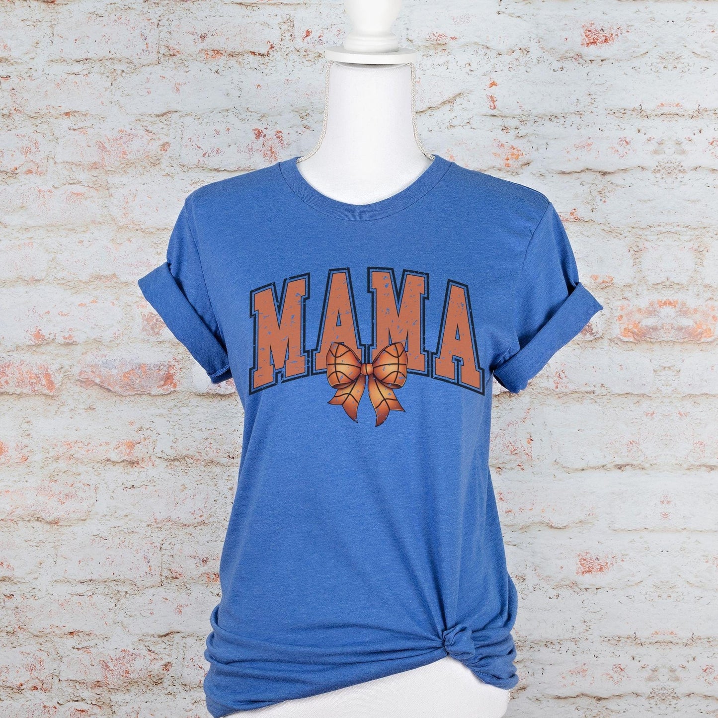 Custom Basketball Mama Varsity Coquette Shirt