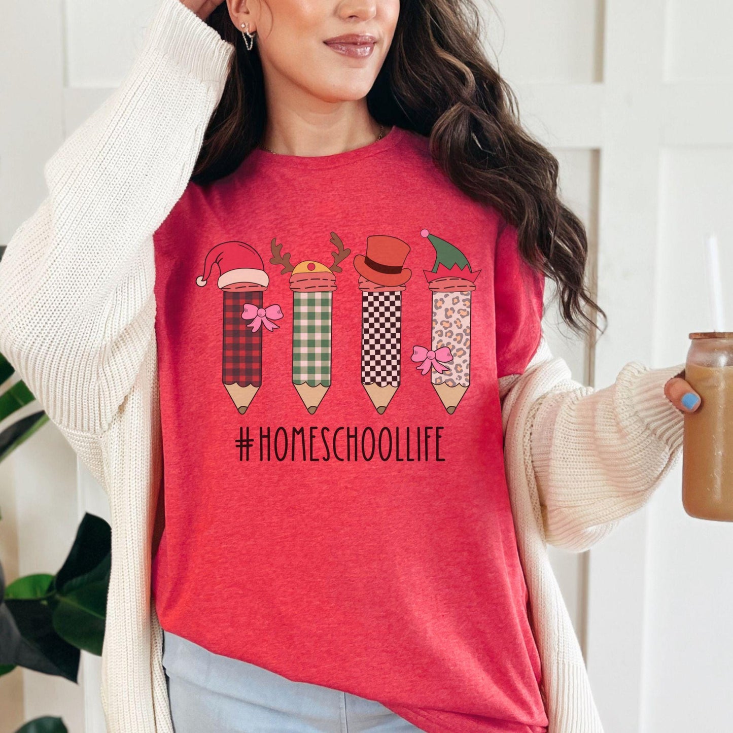 Homeschool Life Christmas Shirt