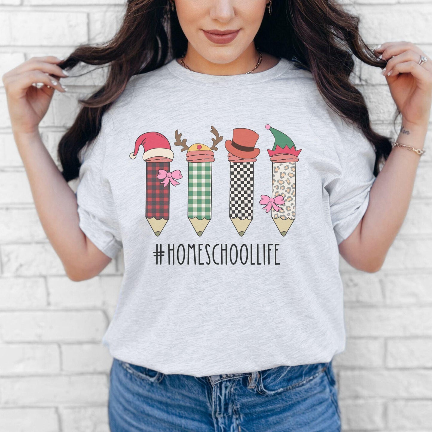 Homeschool Life Christmas Shirt