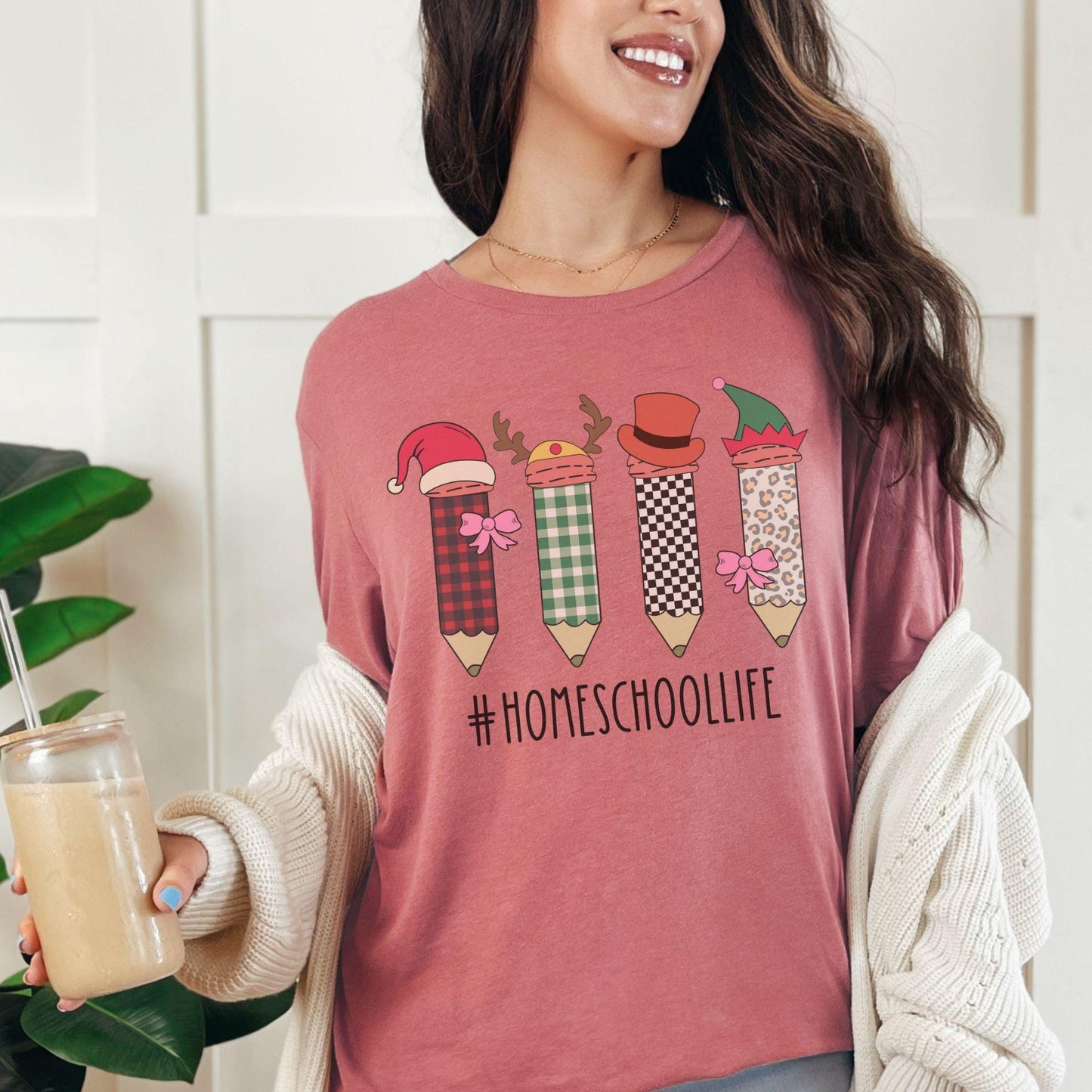 Homeschool Life Christmas Shirt