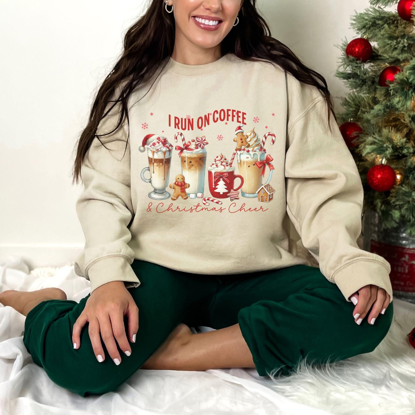 Coffee and Christmas Cheer Sweatshirt