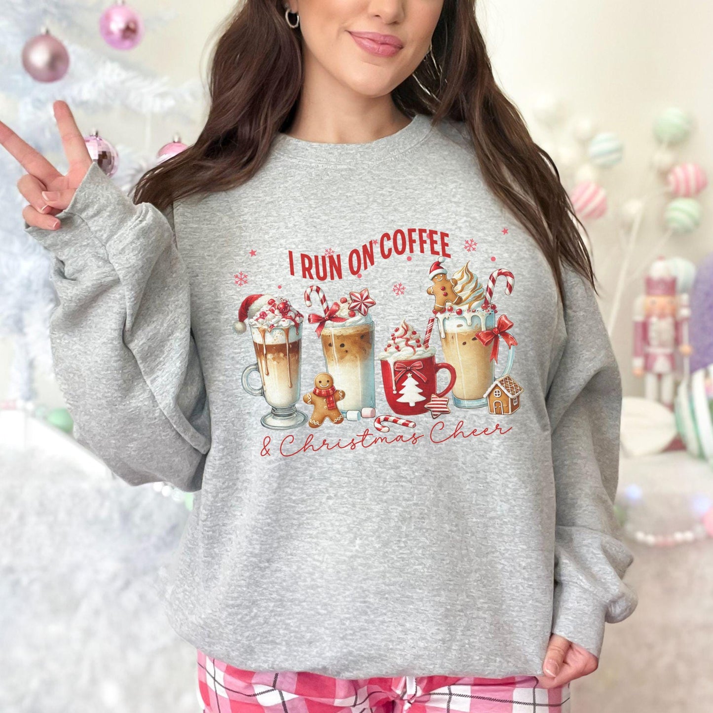 Coffee and Christmas Cheer Sweatshirt