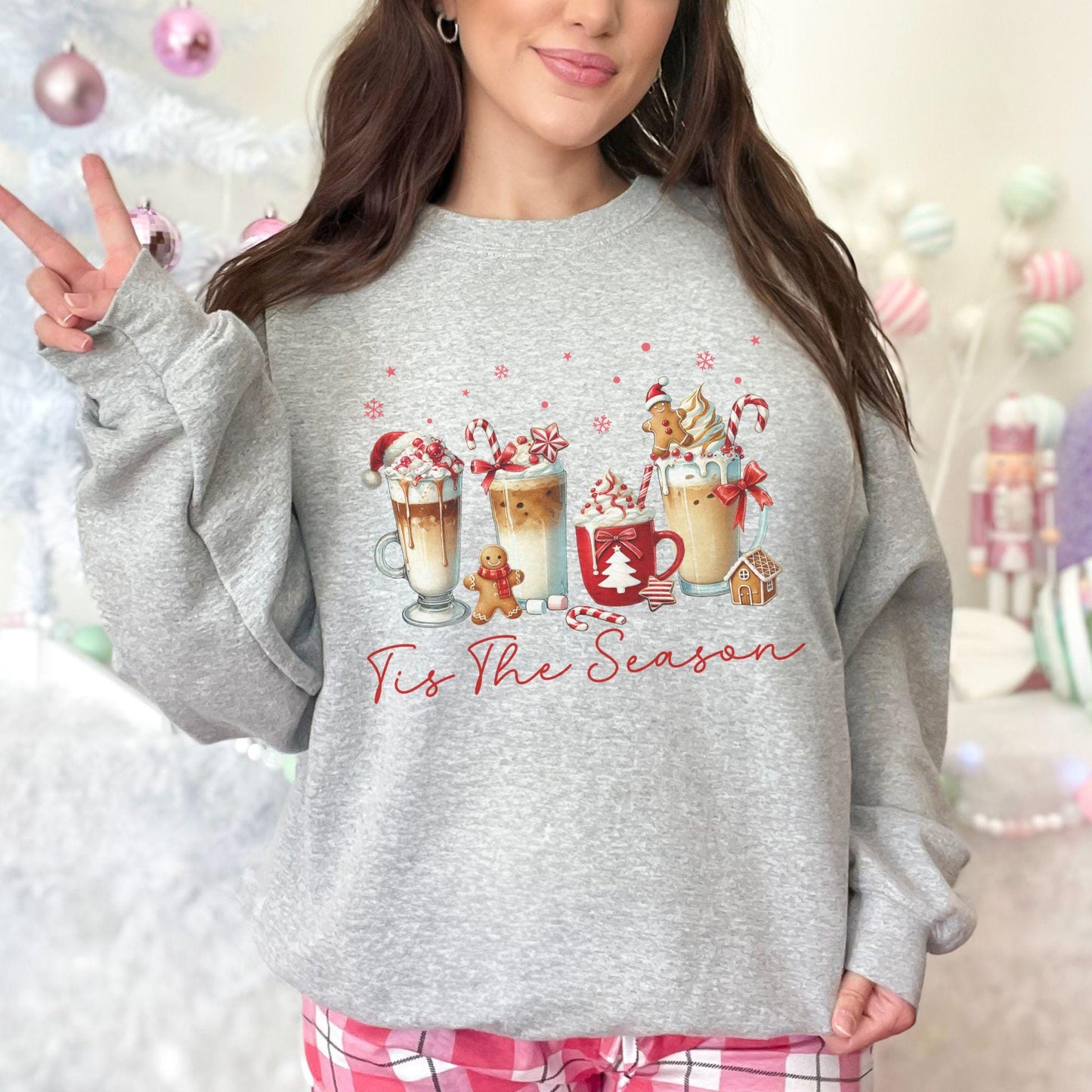 Tis The Season Retro Christmas Crewneck