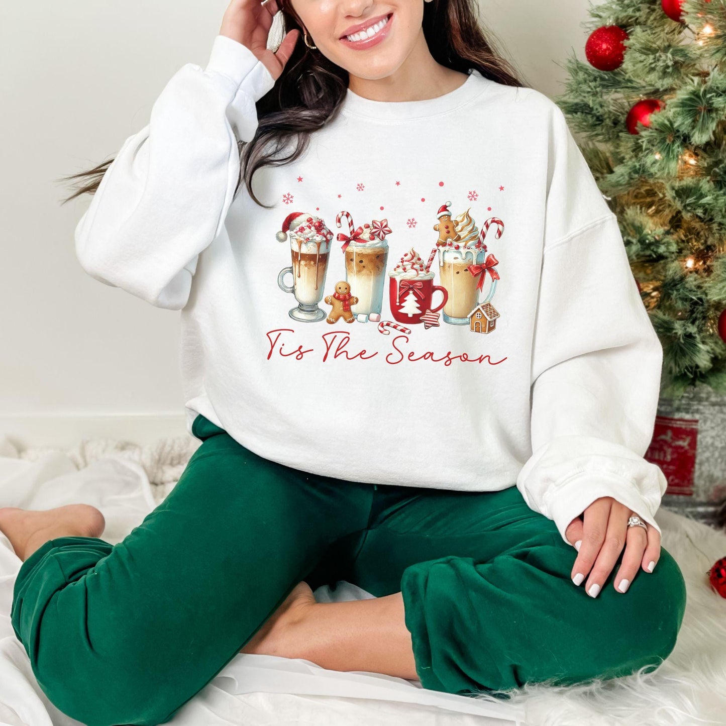 Tis The Season Retro Christmas Crewneck