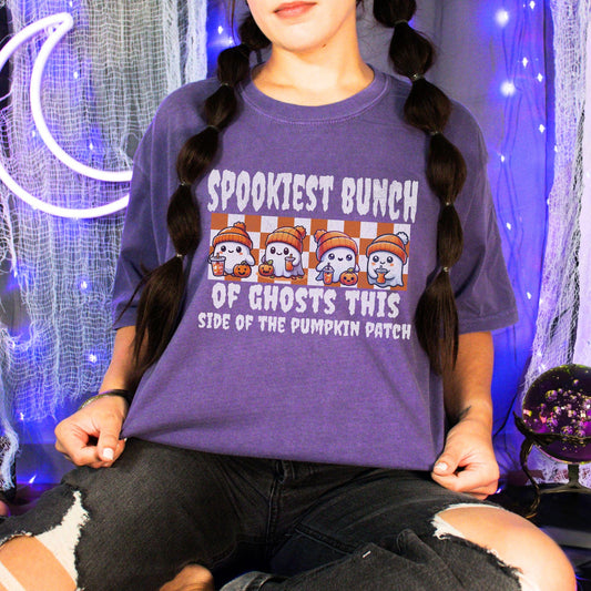 Spookiest Bunch of Ghosts this side of the pumpkin patch Comfort Colors shirt