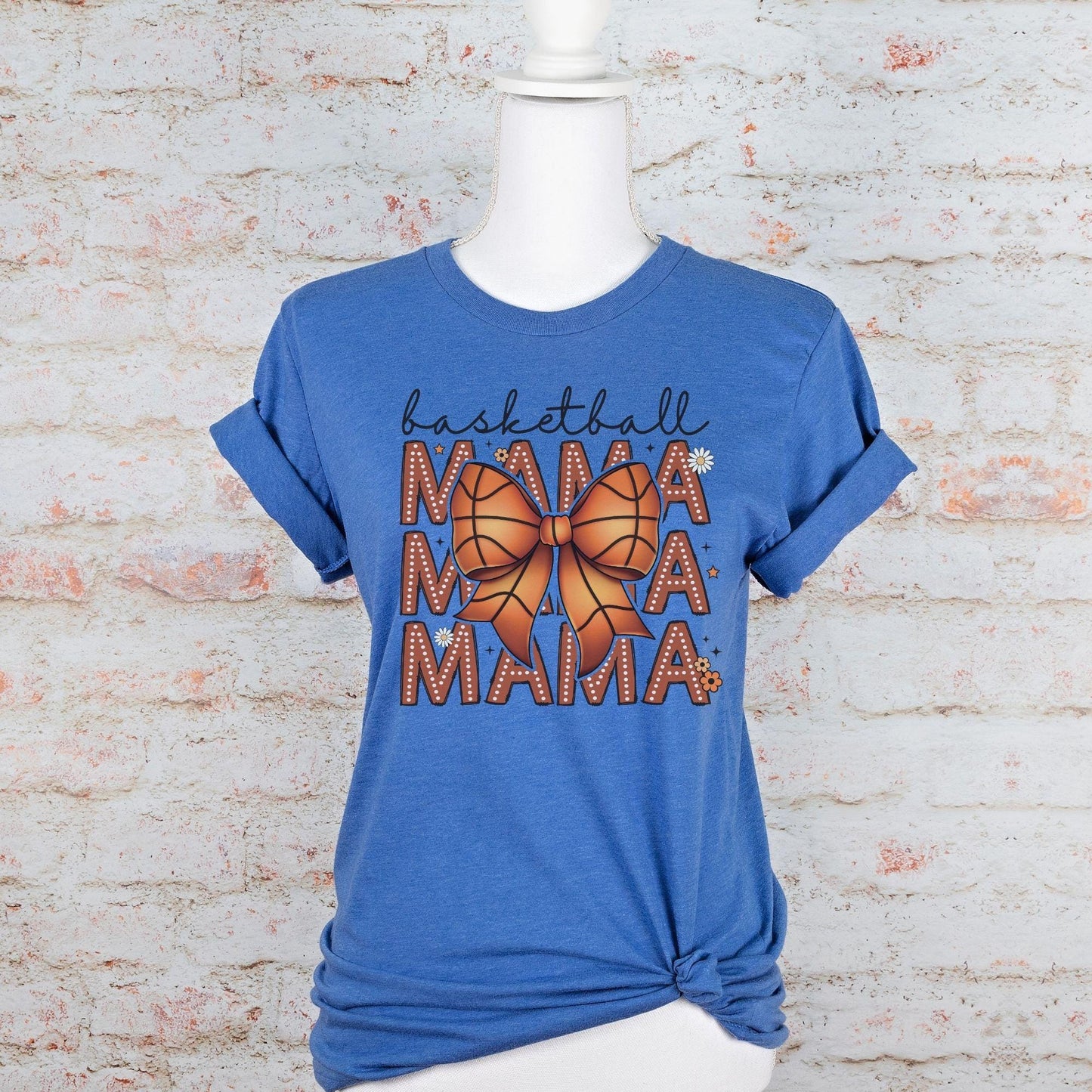 Custom Basketball Mama Coquette Doodle Shirt