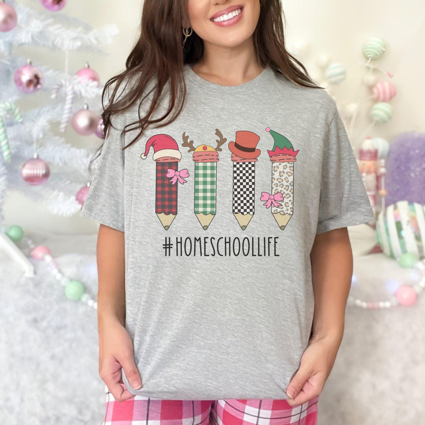 Homeschool Life Christmas Shirt