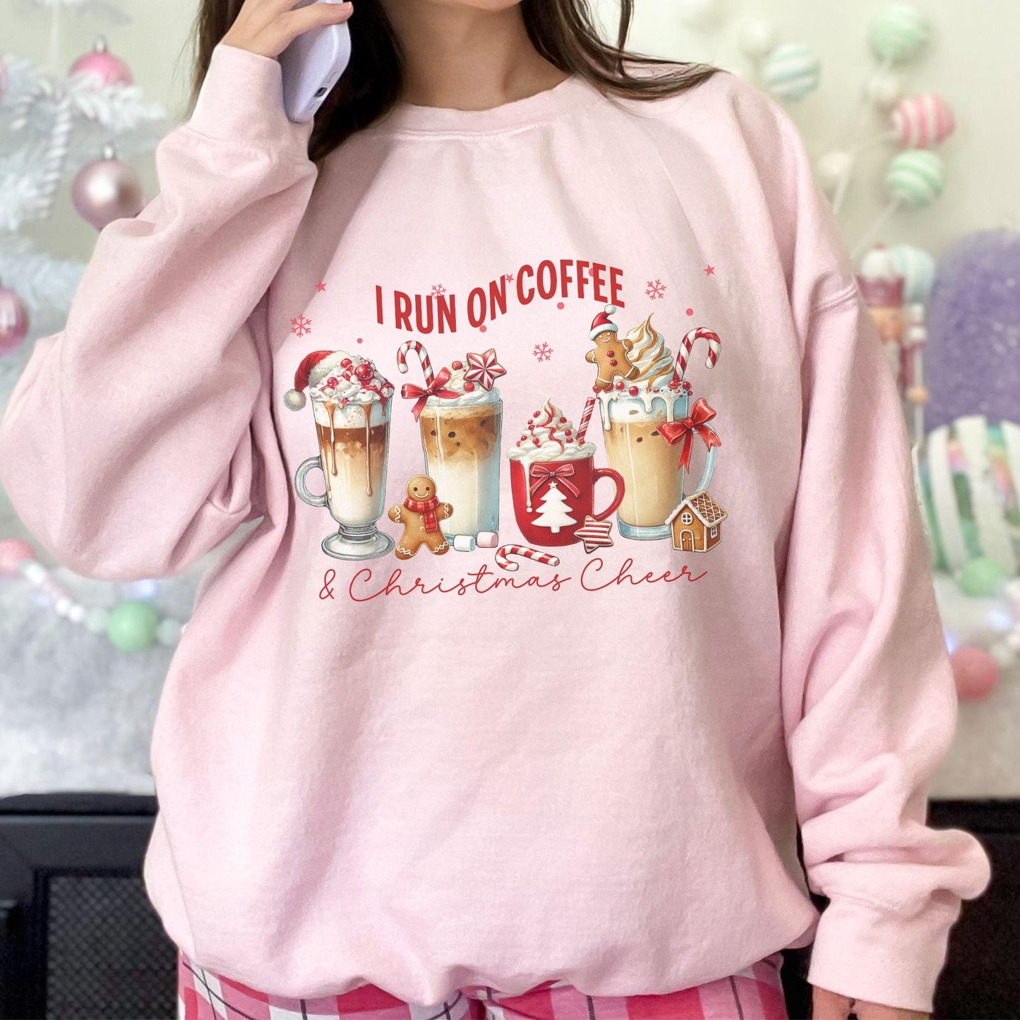 Coffee and Christmas Cheer Sweatshirt